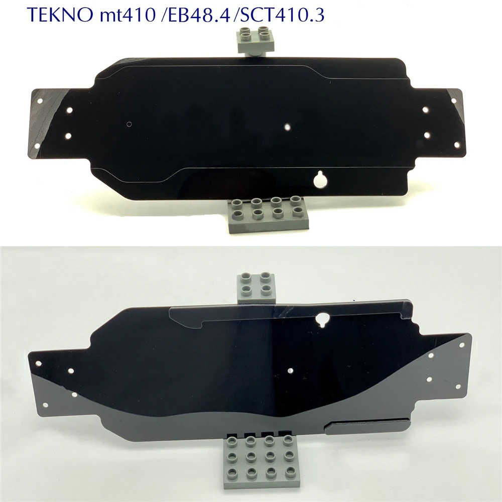 Нейлоновая защита шасси для TEKNO MT410 EB48.4 SCT410.3 на шасси радиоуправляемого автомобиля тканевая защитная пластина RC автозапчасти