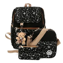 3PCS Girl Backpack Hot Selling High Quality School Bag For Teenager Fashion Cartoon Printing Boy Girl Back Pack Book Bag Satchel 3PCS Girl Backpack Hot Selling High Quality School Bag For Teenager Fashion Cartoon Printing Boy Girl Back Pack Book Bag Satchel
