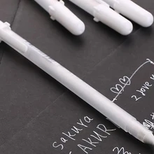 0,8 мм белый хайлайтер ручка анимация ювелирное изделие с изображением дизайн белый хайлайтер ручка 12 шт