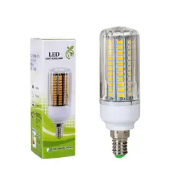 E12 5730 SMD LED лампы кукурузы 3 Вт 5 Вт 7 Вт 9 Вт 12 Вт 13 Вт 15 Вт светодиодные пятно света лампы теплый холодный белый 110 В энергосбережения