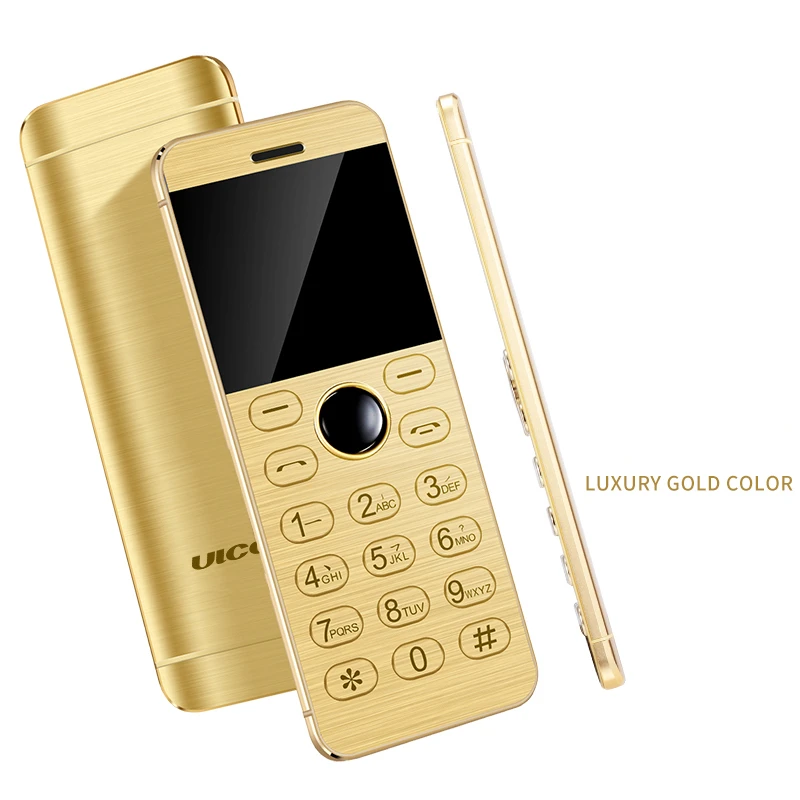 

Original Ulcool V16 Metal Body Ultra Slim Mobile Phone Bluetooth Dialer MP3 1.54" Tiny Screen Dual SIM Card Mini CellPhone