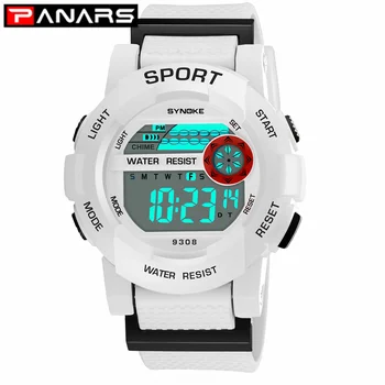 

PANARS New Arrival Colorful Children Watches LED Digital Watch 50M Waterproof Kids Sports Watches Alarm Date Watches for Kids
