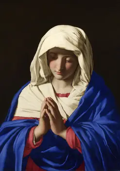 

High quality perfect oil painting handpainted 24x36 on canvas : The Virgin in Prayer