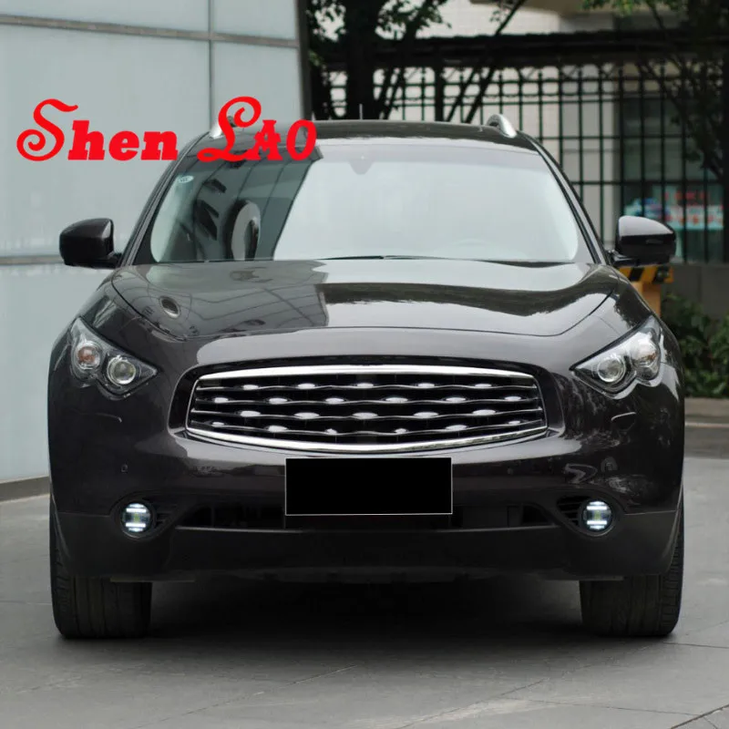 

ShenLao White LED DRL Daytime Running Light Fog Lamp Drving Light for Infiniti M37 M56 Q70 G25 G37 Q60 EX35 EX37 QX50 FX35 FX45