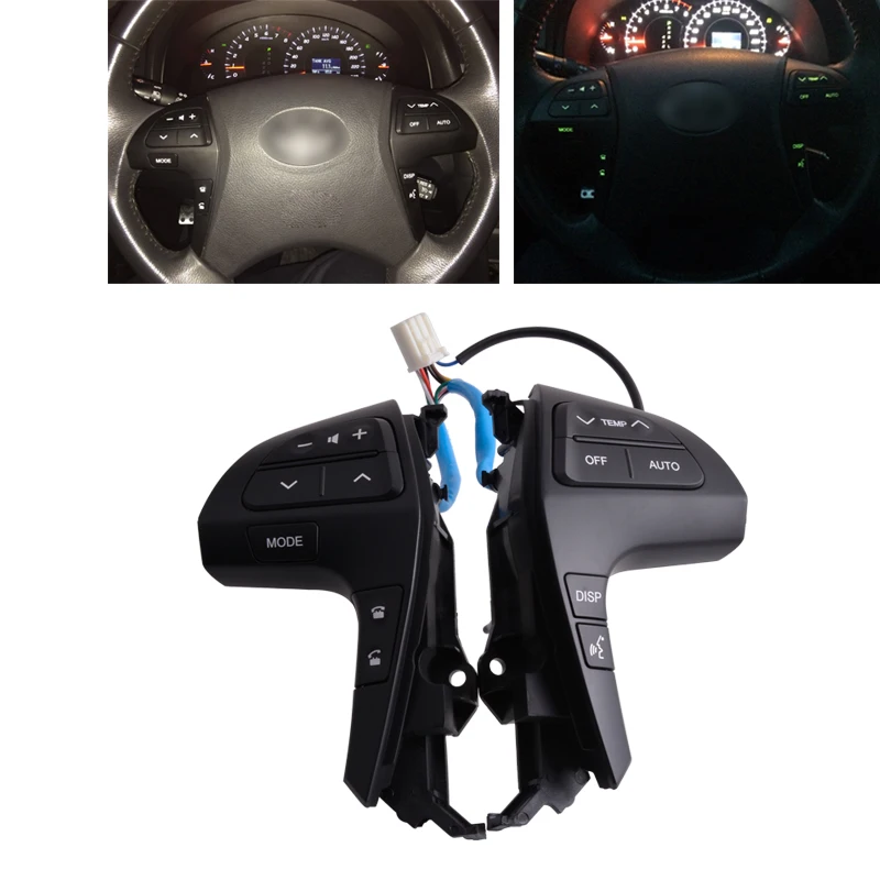 

CAPQX For HIGHLANDER ASU40 GSU45 3.5L 2GR-FE 2009-2012 Auto Steering Wheel Audio Control Switch OEM#84250-0E120 842500E120