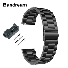 Quick Release Stainless Steel Watchband + Tool for Fitbit Versa Fitness Smart Watch Band Wrist Strap Link Bracelet Black Silver