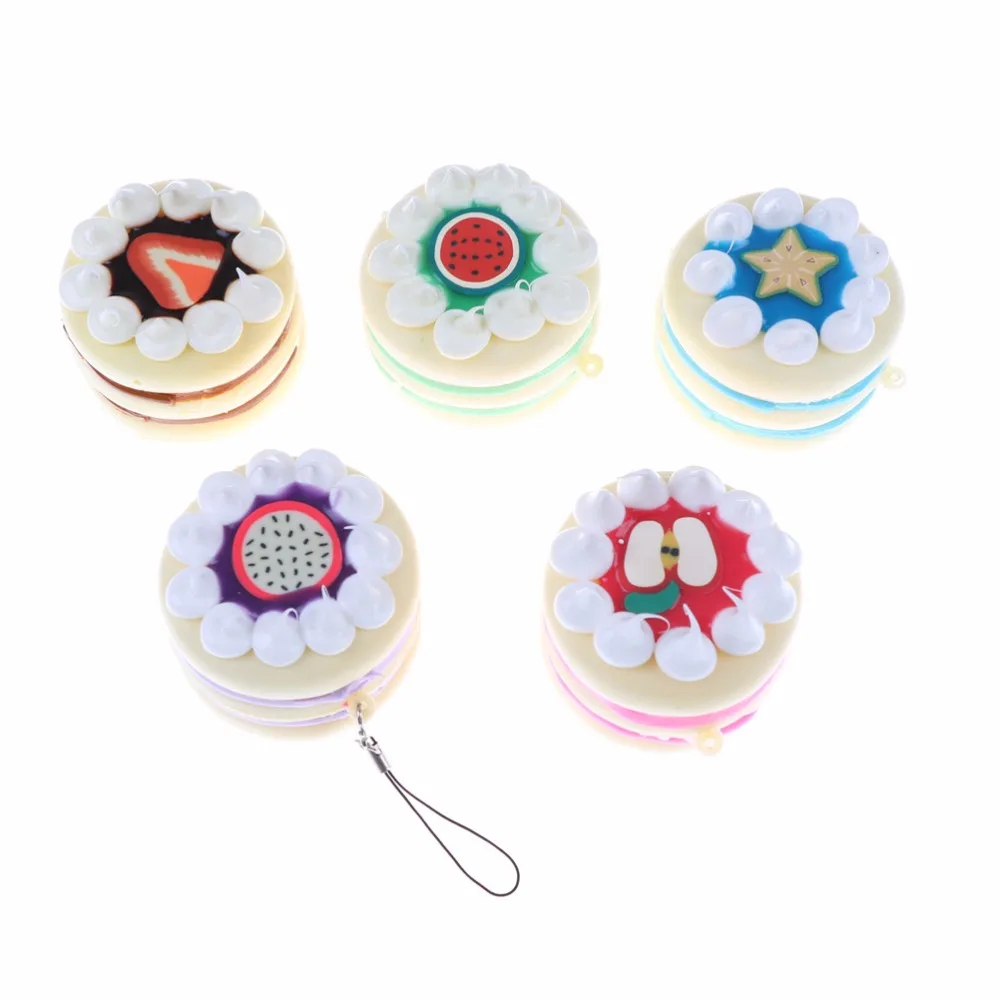 

Kawaii Round Cake Slow Rebound Bread Relieves Stress Anxiety Toy Comida Bread Cake Slow Rising Toy Artificial Cake For Kids
