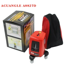 A8827D 360 градусов самонивелирующийся 3 линии 3 точки роторные горизонтальные вертикальные красные Лазерные уровни перекрестная Лазерная линия+ Лазерные блики