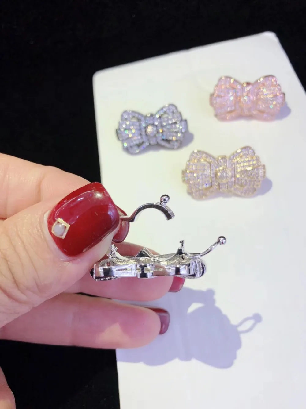 

Y098 Golden plated Paved CZ Necklace Pendant Clasp Cubic Zirconia Jewelry Connector DIY Fine Jewellery Making