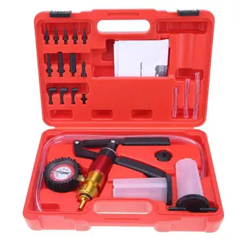 

21pcs Car Auto Handheld Vacuum Pump Kit Pressure Pump Brake Oil Tester Tool Set Car Repair And Diagnostic Tool High Quality