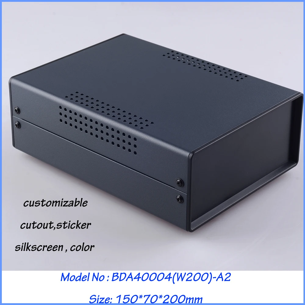

(1 pc) Standard Iron box for device enclosure 150*70*200mm Iron box for pcb