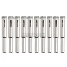 Nieuwe 10Pcs 5mm 6mm 8mm 10mm 12mm Diamant Kernboren Hole Saw glazen Tegel Keramische Marmer