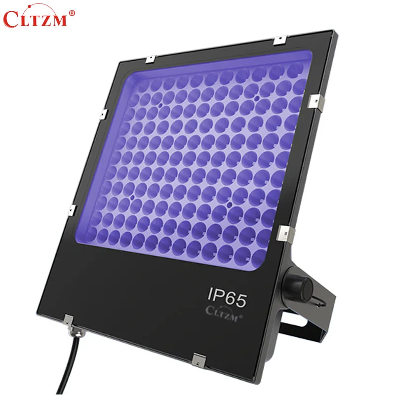 CLTZM LED Purple Ultraviolet Lamp IP65 Waterproof 150W Garden Projector