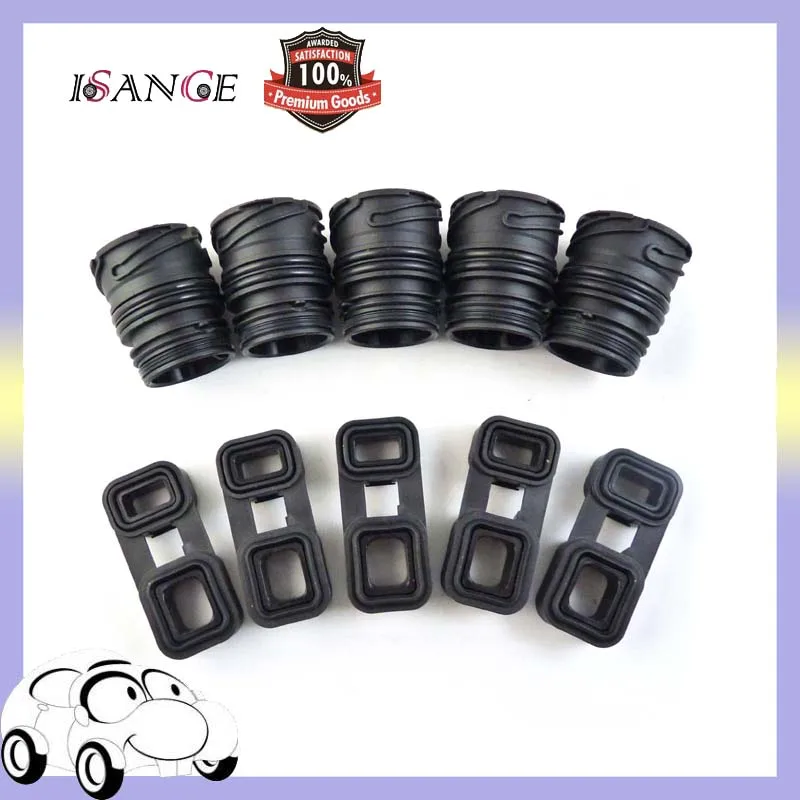 ISANCE Mechatronic Sealing Sleeve + Adapter Seal 5 Sets For BMW 335d 550i 650i 750Li 750i 760i X5 X6 # 24347588725 24347588724 | Автомобили