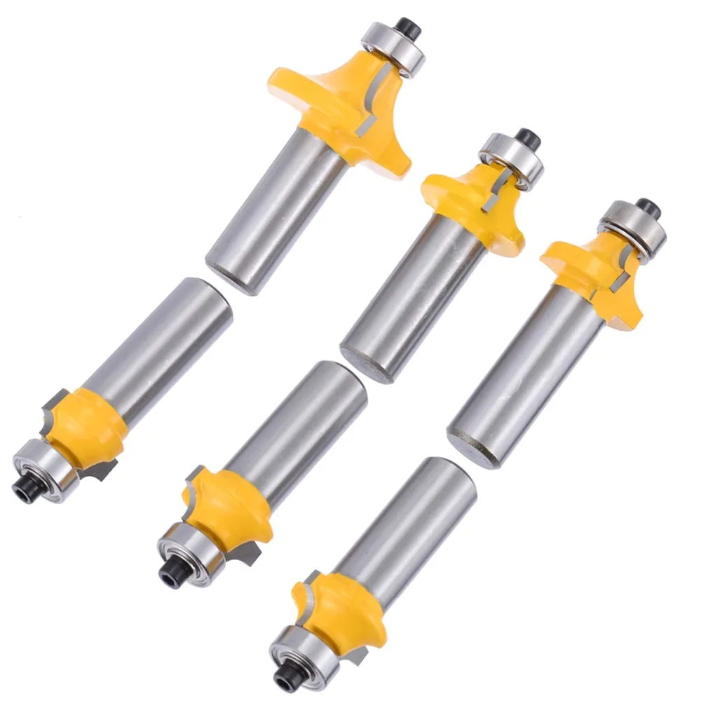 6Pcs Round Over Router Bit 1/2 6Pcs Round Over Router Bit 1/2