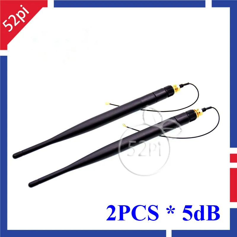 2 шт./лот 5дб WiFi антенна для BPI-M64 BPI-M3 BPI-M2U BPI-M2 Ultra BPI-M1 + Plus.Banana PI M64 M3 M2 M2U M1 | Компьютеры