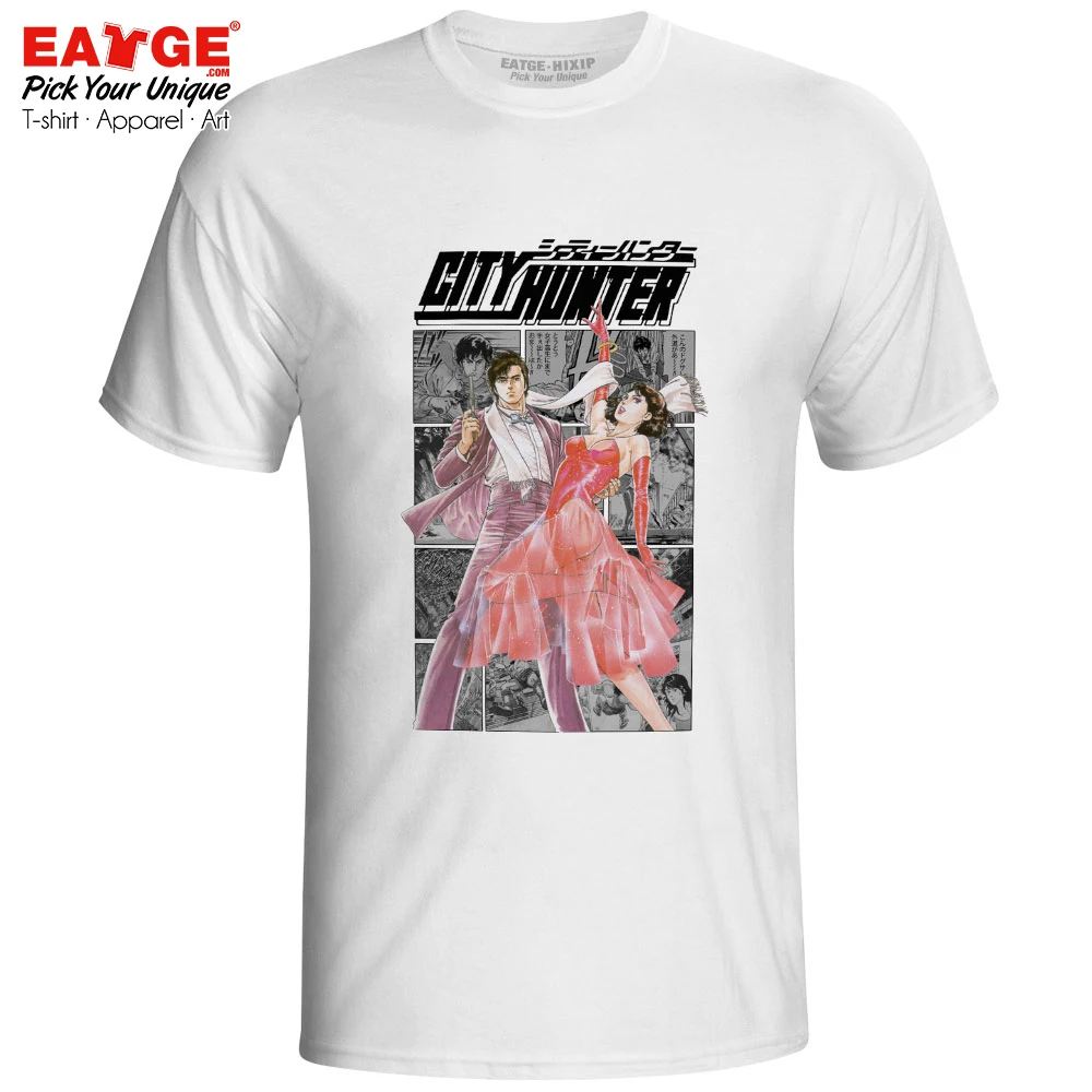 

Detective Waltz T-shirt City Hunter Anime Retro Manga Style Pop Novelty T Shirt Funny Hip Hop Fashion Women Men Top