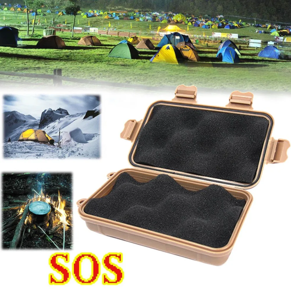 

SOS Help Outdoor Sport Camping Hiking Survival Emergency Gear Tools Box