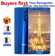 Doogee Mix 2 18:9 5.99″ FHD Mobile Phone Octa Core Andorid 7.1 6GB RAM 64GB ROM 16MP+13MP Dual Camera 4060mAh 4G LTE smartphone