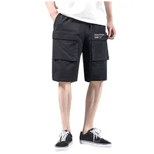 Мужские карманные новые стильные хлопковые мульти-комбинезоны с карманами шорты модные брюки для отдыха Классные удобные