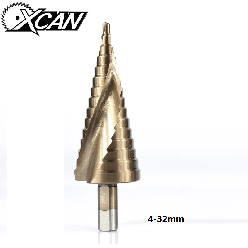 XCAN, 3 предмета, на возраст от 4 до 12 лет/20/32 мм P6M5 супер карбида PVD TiNC покрытие спиральная рифленая центр твердосплавные сверла по металлу HSS шарошечное буровое долото с резьбовой головкой