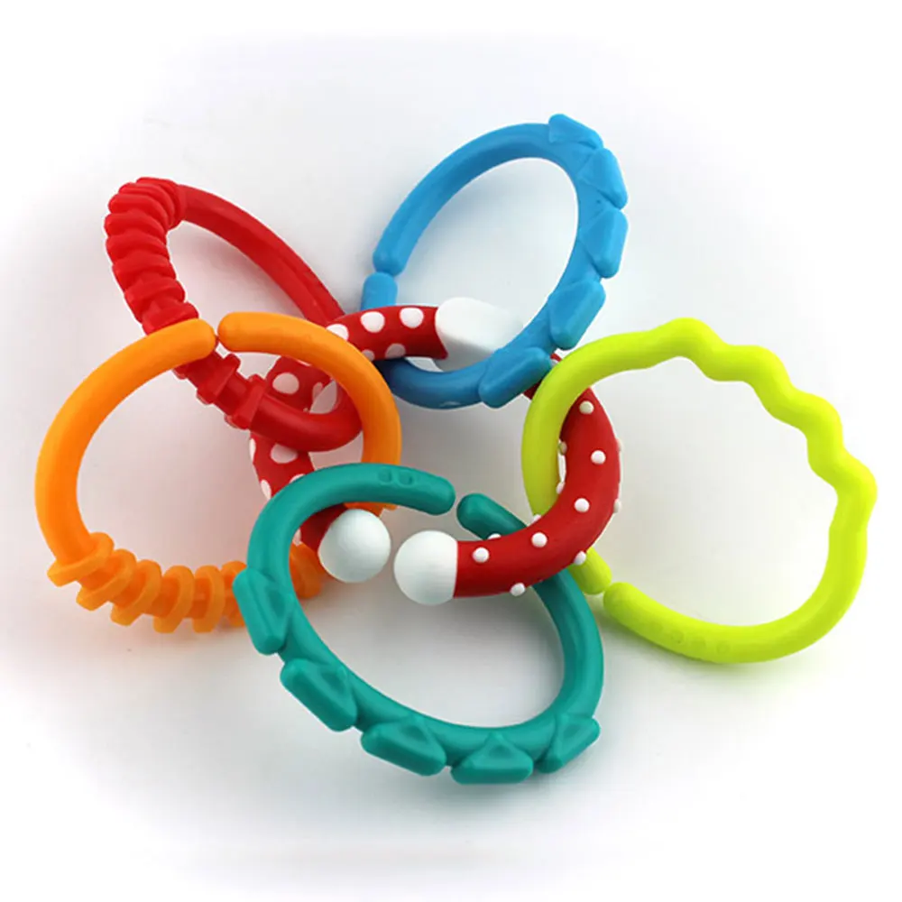 Baby Teether Teething Toy Toddler Accessory Eco-Friendly Colorful Durable Plastic Baby Care