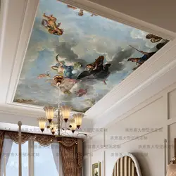 Фреска Мамонт Фреска диван крыша фон 3D обои мода потолок картина маслом
