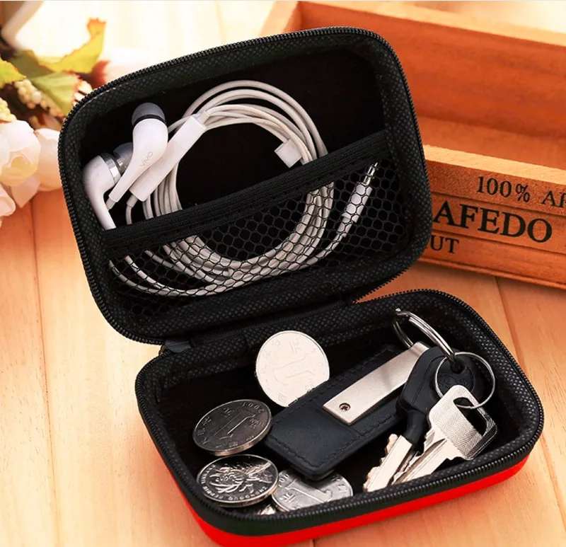 Portable Hard Drive Bag Hard Drive Case Electronic Accessories Case Digital Accessories Bag EVA Portable External 2.5 HDD Bag / Case External Hard Disk Drive Bag Carry Case Pouch Cover Pocket Hard Drive Bags