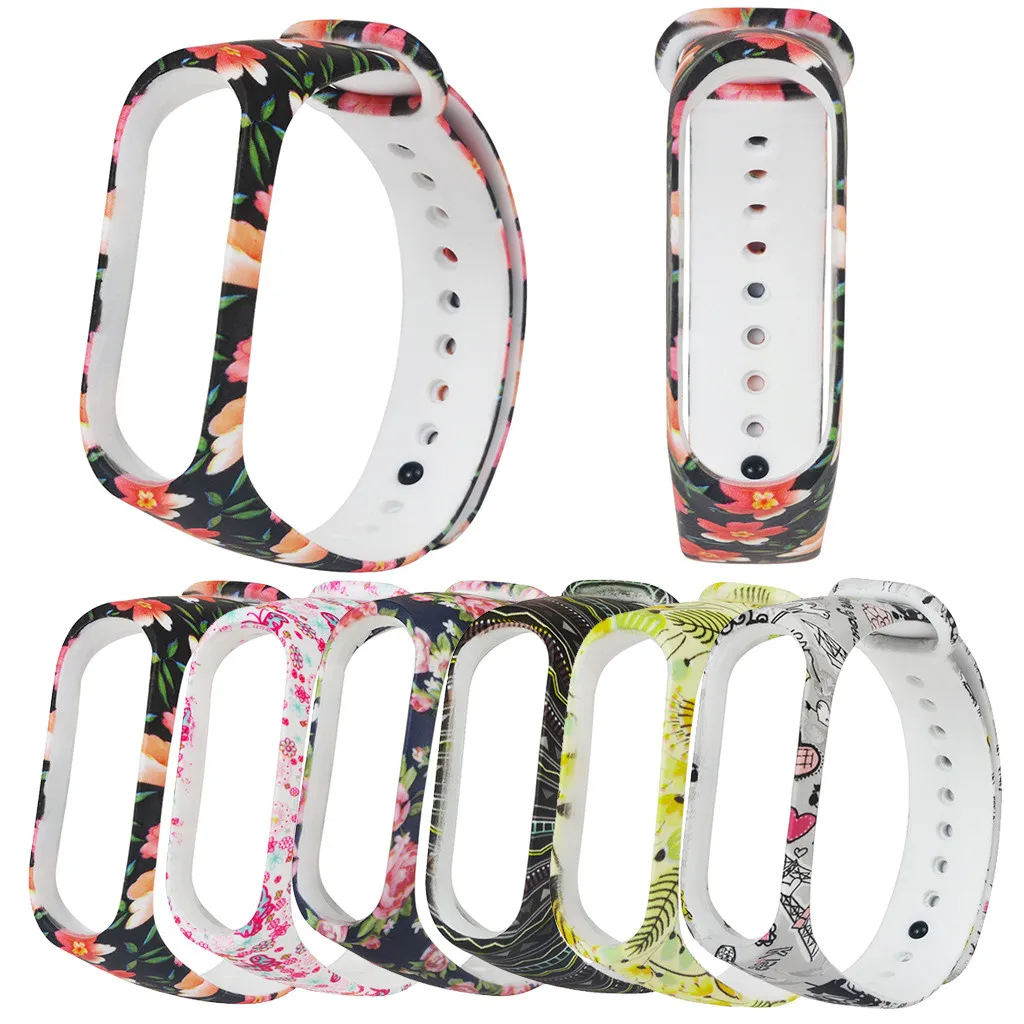 

2019 New Strap wrist For Xiao Mi Band 4 Fashion Sport Soft Silicone Replacement Wristband Wrist Strap For XIAOMI 4 613+