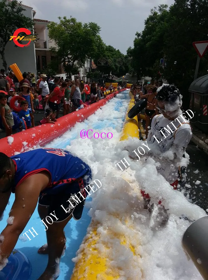 free air shipping to door, 30m long good quality inflatable slip n