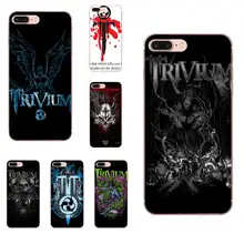Металлический чехол для телефона с рисунком рок группы Trivium Apple