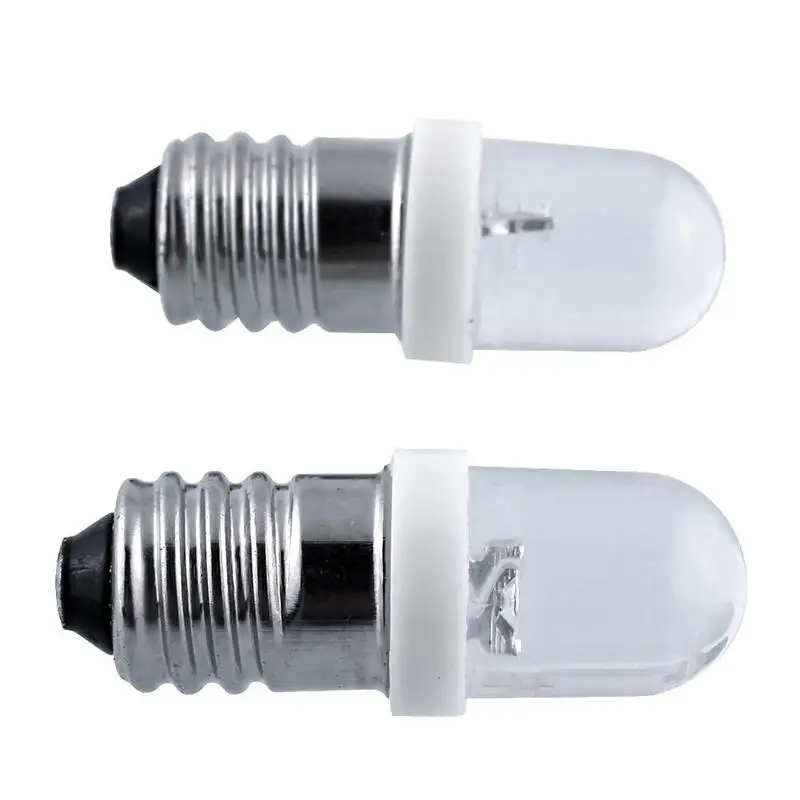 

E10 LED Bulbs DC 6/12/24V LED Screw Base Indicator Bulb Mini Warning Automobile instrument lamp Width Signal Lamp
