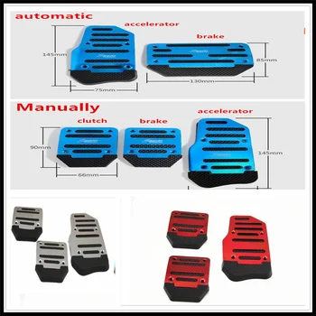 

Car Manual Automatic Transmission brake Non-Slip Pedal pad Cover for YAMAHA Renault Trucks Dacia Citroen Kenworth Infiniti