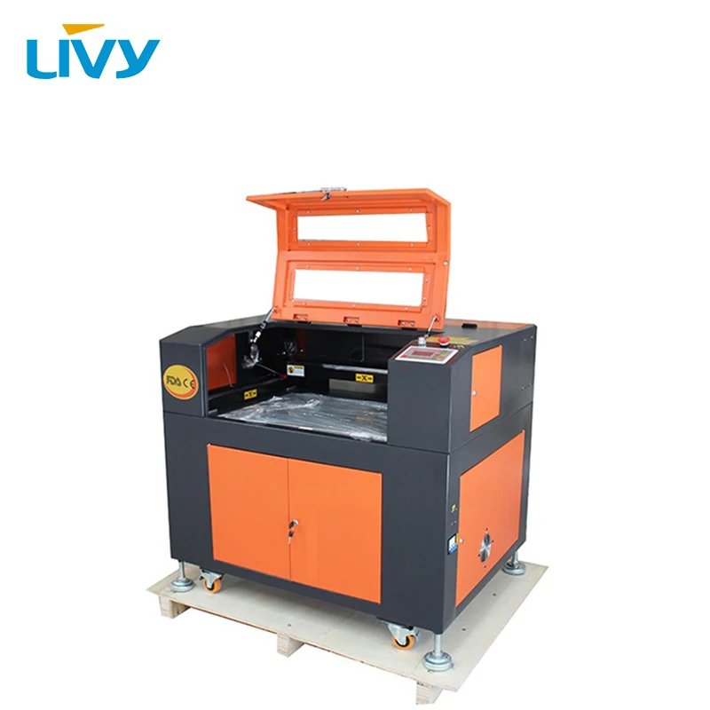 80W EFR RECI  laser tube portable CNC wood  laser engraving cutting machine with free CW3000 water chiller