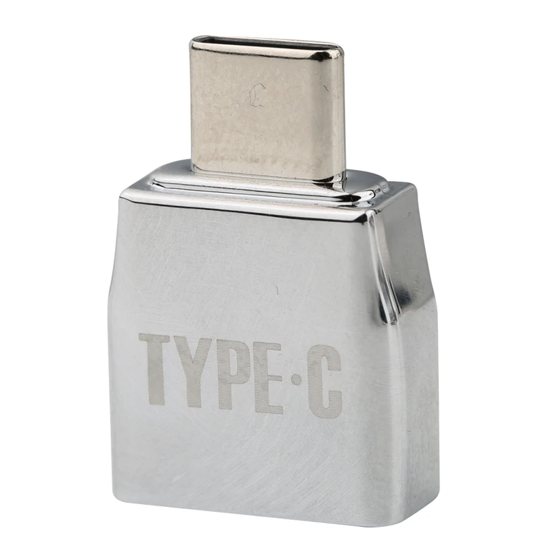 

USB-C OTG Adapter 2x Metal Micro Type C Converter USB 2.0 Female to USB 3.1 Male DropShipping For Iphone 7 8