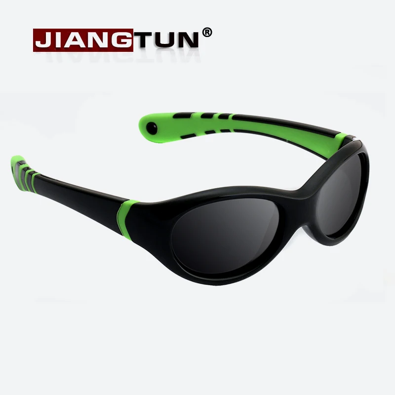 JIANGTUN японские Мультяшные гибкие солнцезащитные очки TR90 детские летние
