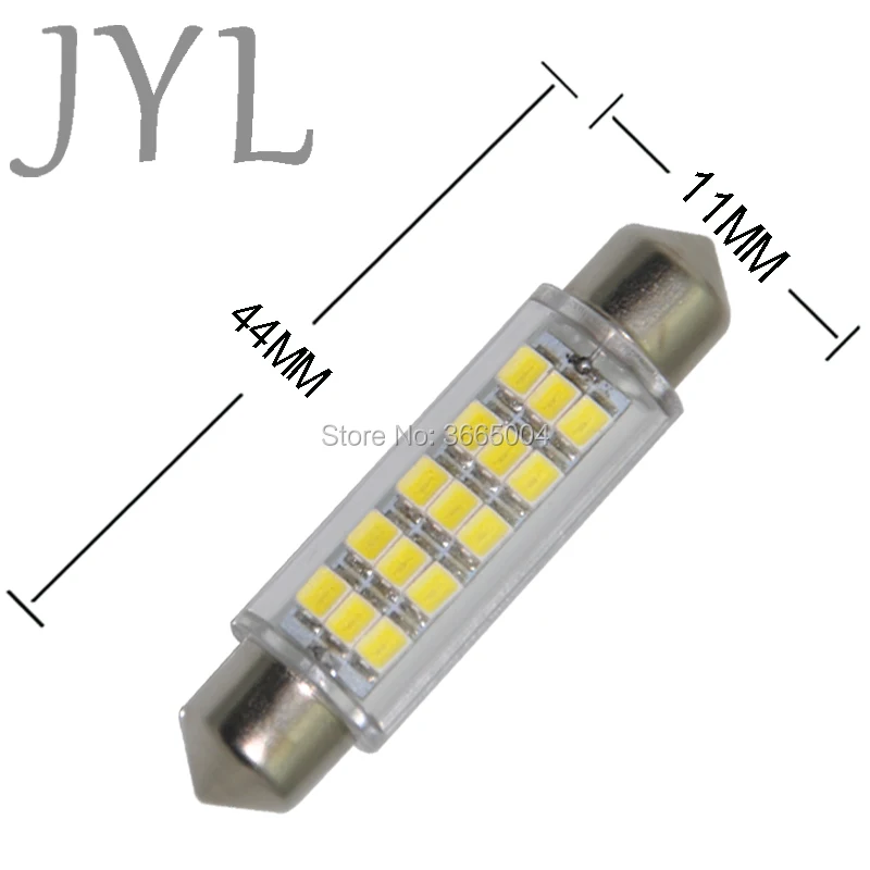 4 шт. 44 мм белый купол с фестонами 15 3020 SMD светодиодный карта Светильник лампы 211 2 212