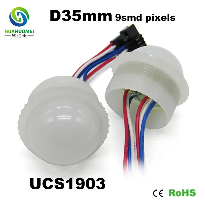 35 мм 9 светодиодный s UCS1903 Магия digital dream Цвет rgb пиксельный модульный светильник 5050