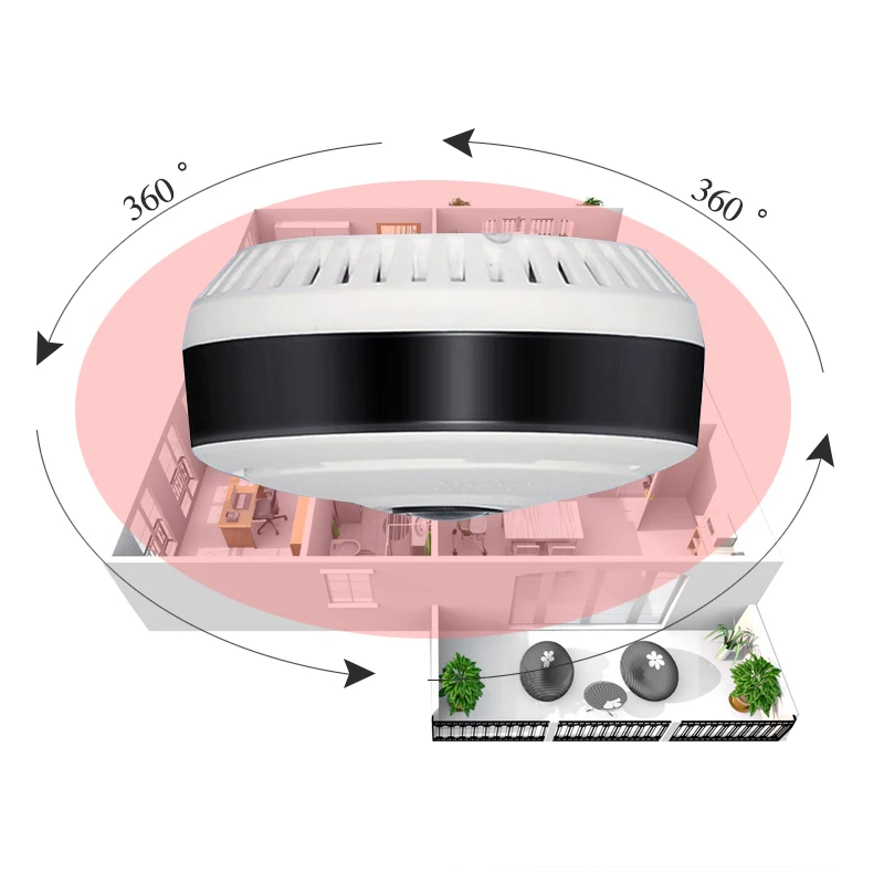 960P HD Wifi IP Camera Home Security 360 Degree Panoramic Fisheye Mini CCTV Camera 1.3MP Home Surveillance Wireless Camera 960P HD Wifi IP Camera Home Security 360 Degree Panoramic Fisheye Mini CCTV Camera 1.3MP Home Surveillance Wireless Camera