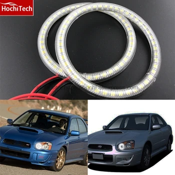 

HochiTech Ultra bright SMD white LED angel eyes 2000LM 12V halo ring kit daytime running light DRL for Subaru Impreza 2002-2005