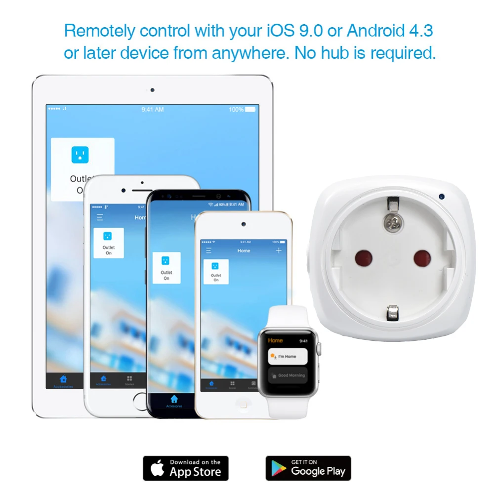 Timethinker 5 шт. Wi Fi ЕС розетка для Apple Homekit США вилка Samrt домашняя Alexa Google голосовое