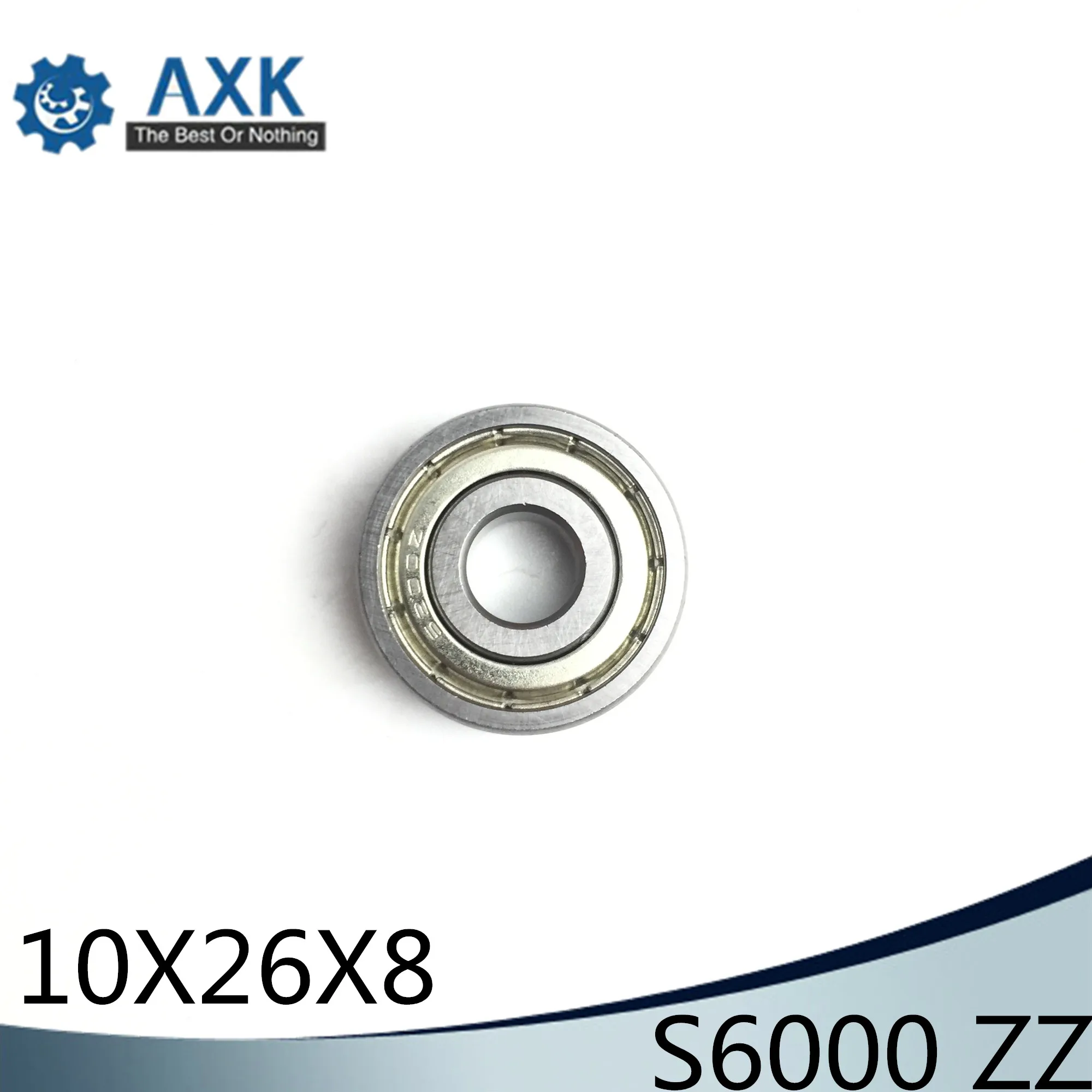 S6000-2RS 440c Stainless Steel CERAMIC Ball Bearings ABEC-5 2 PCS 10x26x8 mm 