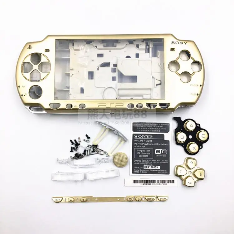 2 шт./лот полный комплект корпус чехол для psp 2000 psp 2000 Замена Полный Чехол для psp 2000