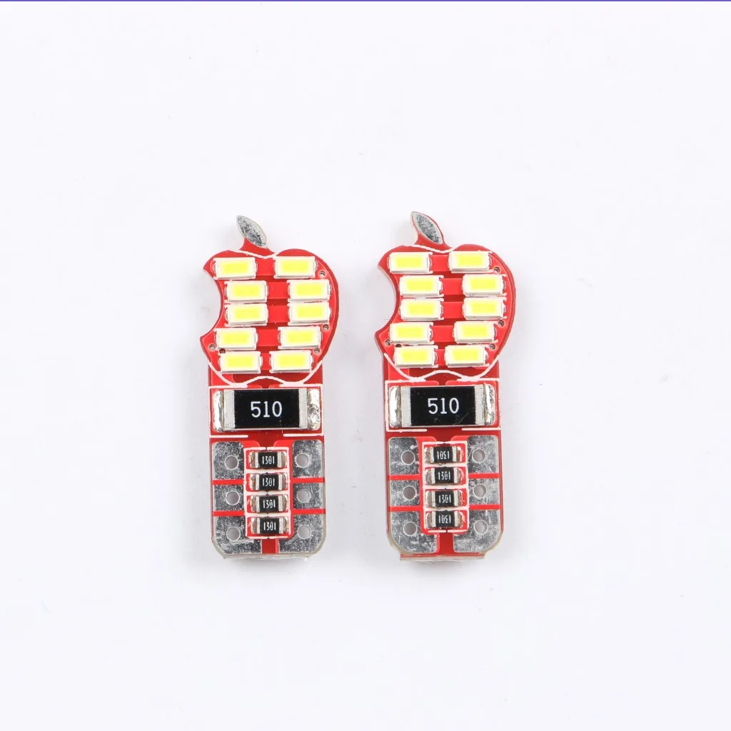 

2016 Best quality T10 3014 SMD 20 LED Canbus NO Error Car Interior Light Lamp Bulb Apple Shell LED clearance lights car styling