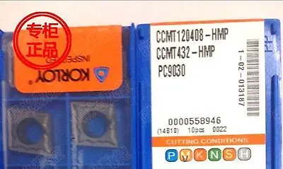 

2PCS NEW KOR+ CCMT120408-HMP PC9030 CCMT432-HMP Carbide Inserts 10PCS/Box