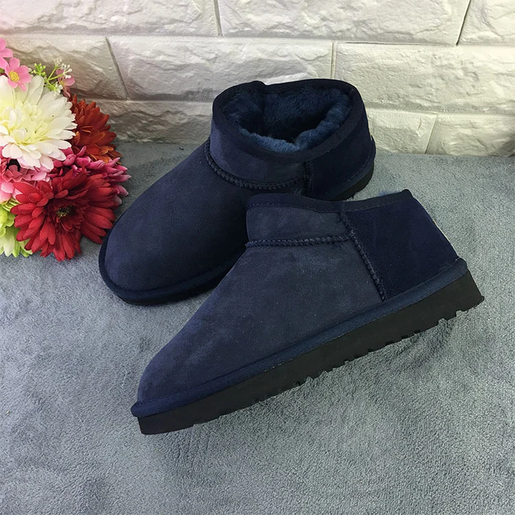Модные дизайнерские женские зимние ботинки; теплые зимние ботинки из натуральной овечьей кожи; натуральный мех; женские ботильоны; нескользящая обувь