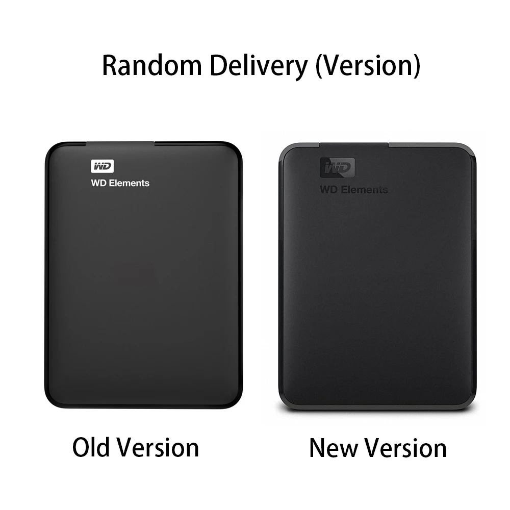 Western Digital WD Elements Hard Drive External Hard Drive 500G 1TB 2TB USB 3.0 Hard Disk Hdd 2.5 Inch Portable Hard Drive