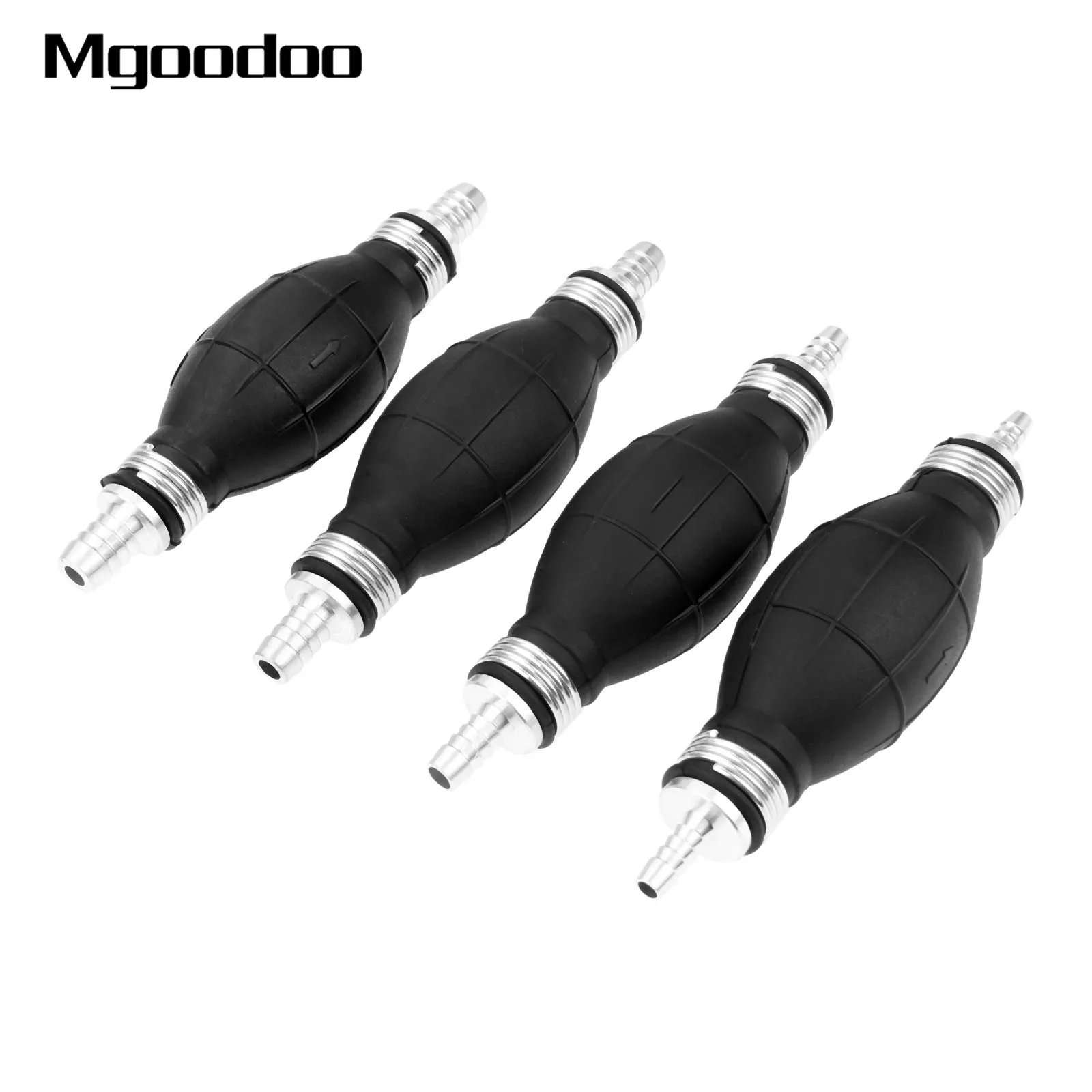 

6mm/8mm/10mm/12mm Hand Fuel Pump Line Hand Primer Bulb All Fuels For Auto Car Boat Marine Outboard Motorcycles Rubber & Aluminum