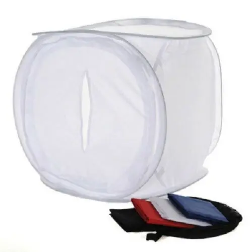 

Photo Studio Photography Light Tent Backdrop Lighting in a Box 40cm Cube spots
