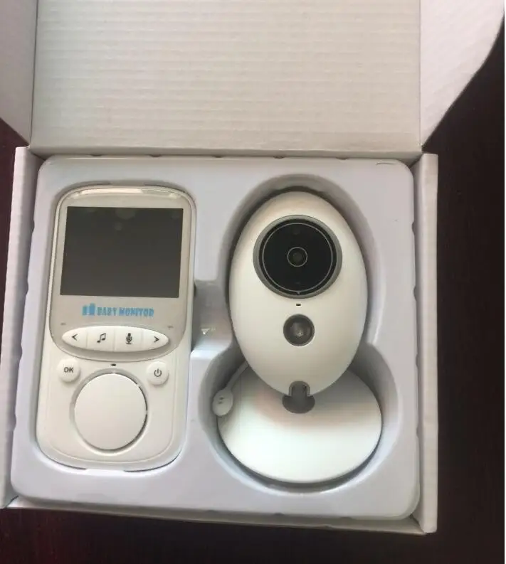 2,4 дюймовый беспроводной видео цветной детский монитор с высоким разрешением детская няня, безопасность камеры ночного видения контроль температуры